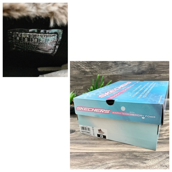 NIB Skechers Cold Catcher Faux Fur Cuff Snow Boot - Picture 2 of 13